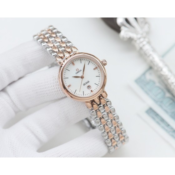 320
OMEGA欧米茄—时尚女士石英腕表，女神范十足的一款手表，超强时尚设计理念，进口石英机芯，