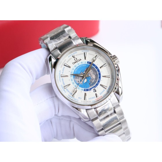 统一批380。欧米茄omega海马系列 aqua  teera 150米腕表！直径41mm
1:升