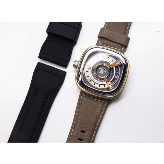 下单询价）
SEVENFRIDAY 七个星期五M2/04十周年限量300只，原装日本西铁城机芯。
