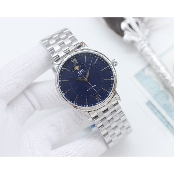 白壳440，金壳460，钢带20
品牌：万国-IWC
类型：男士腕表
壳套：顶级版316精钢L